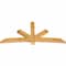 Ekena Millwork Alberta Rough Sawn Timber Gable Bracket, Western Red Cedar, 96"W x 44"H x 4"D x 6"F, 11/12 Pitch GBW096X44X0406ALB00RWR - alternate 3